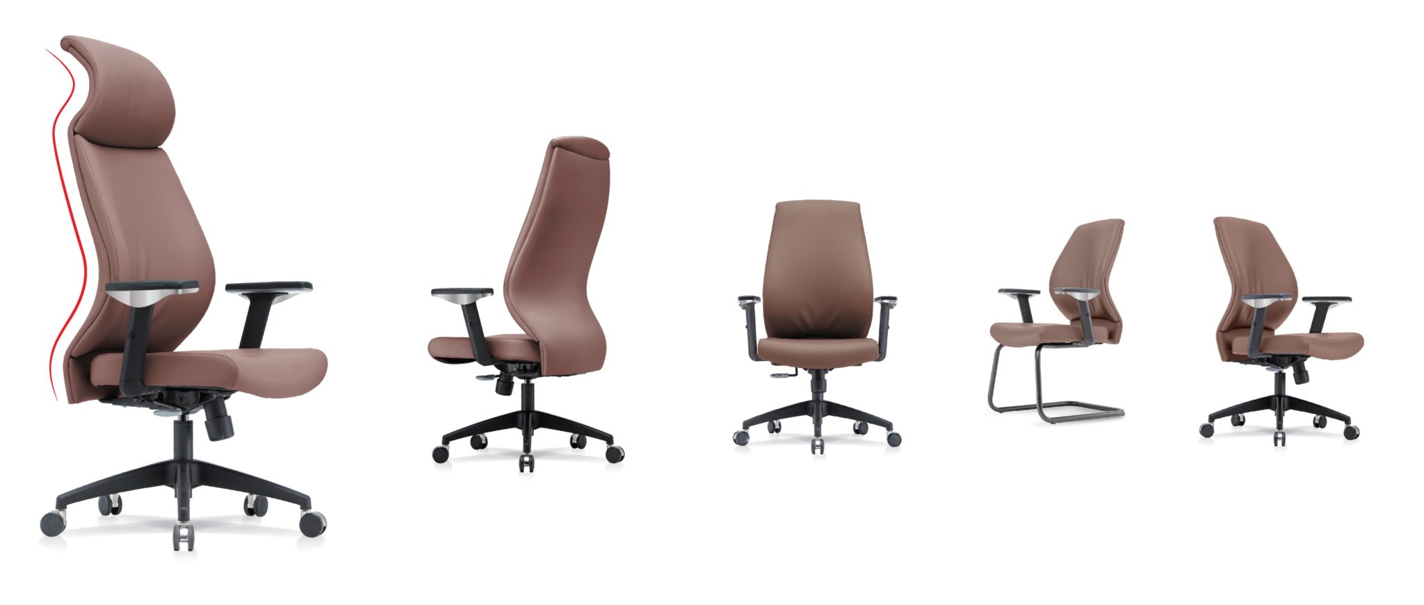 Luxurious Comfort Highback Office Chair-Kerusi Pejabat Moden
